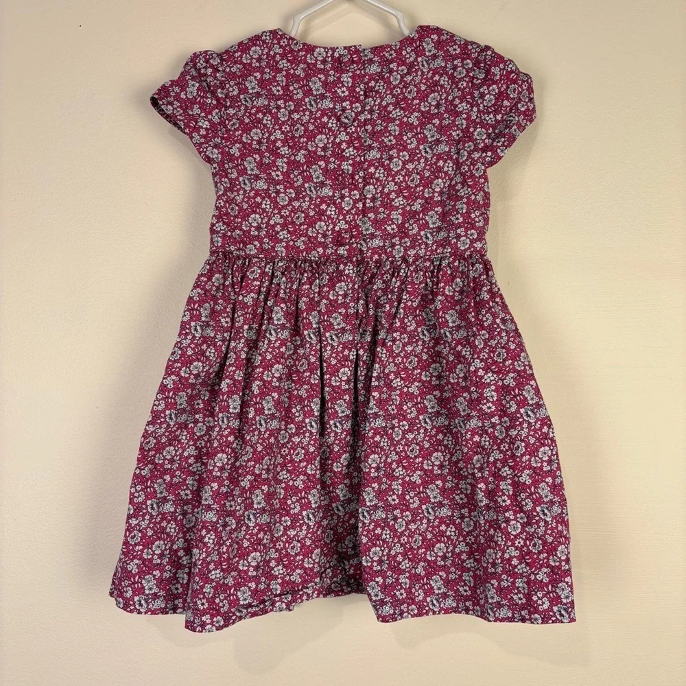 Ralph Lauren Pink Floral Short Sleeve Baby Girl Dress